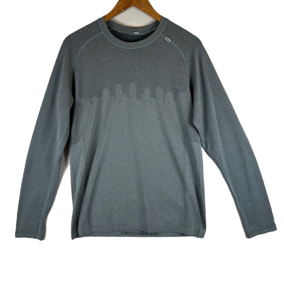 lululemon athletica Other - Lululemon‎ Men's Metal Vent Tech City Skyline Long Sleeve Shirt Size M